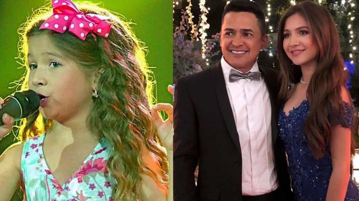 La cantante Shaira y Jorque Celedón.