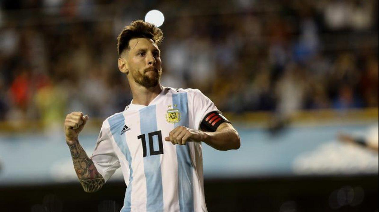 Lionel Messi, jugador argentino.