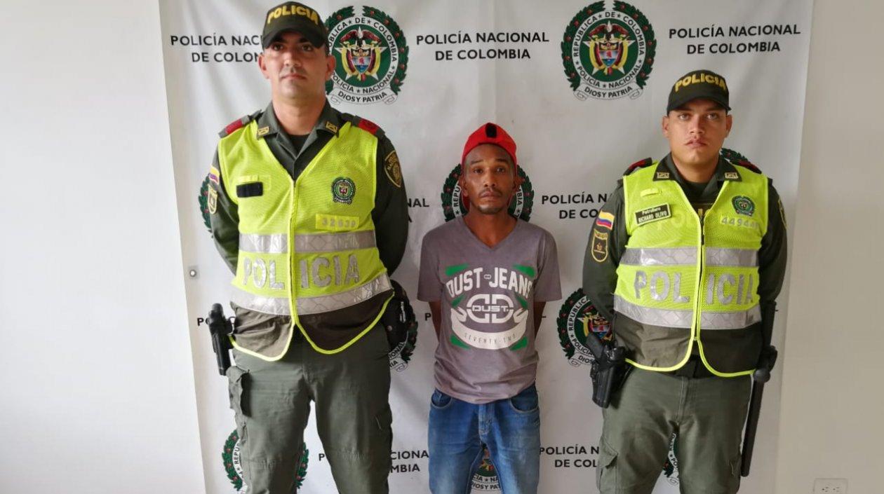 El capturado fue conducido a la URI de la Fiscalía.