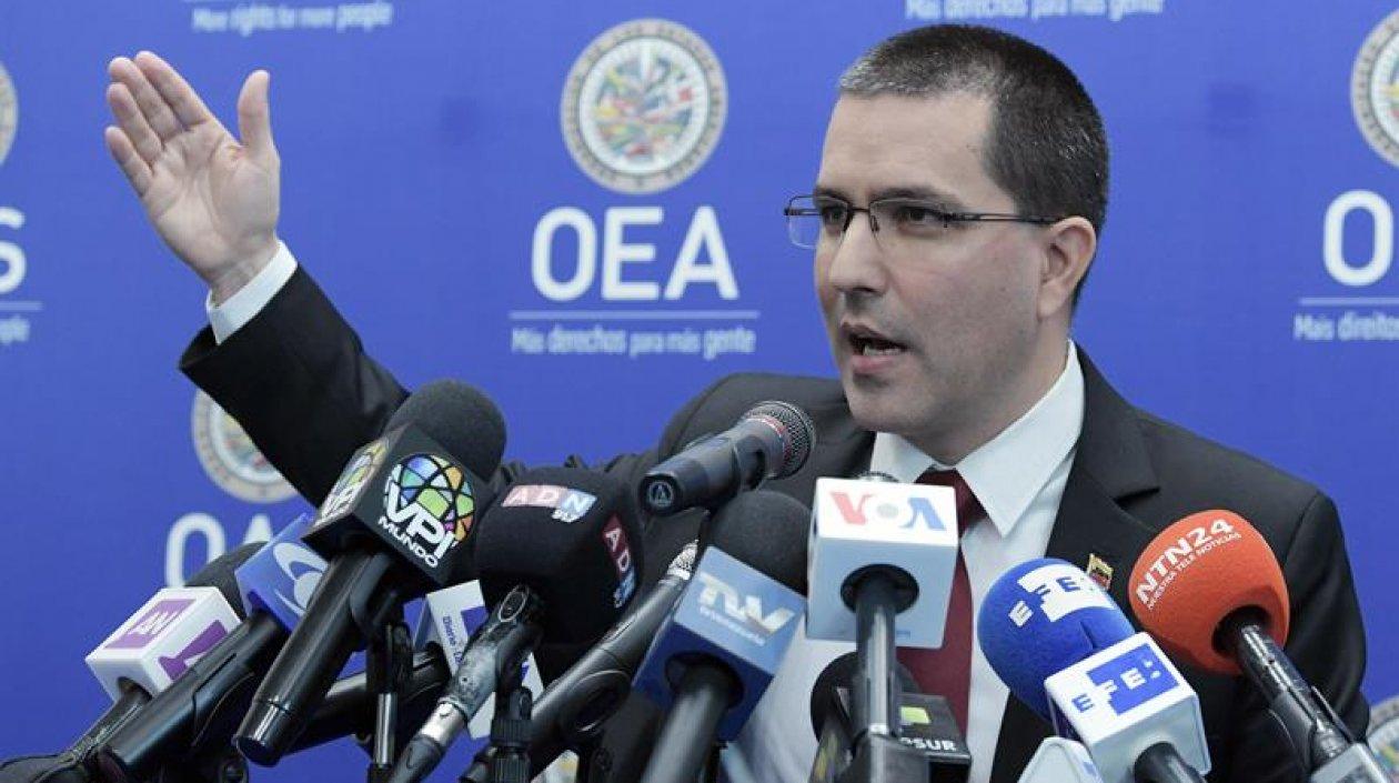 El canciller de Venezuela, Jorge Arreaza.