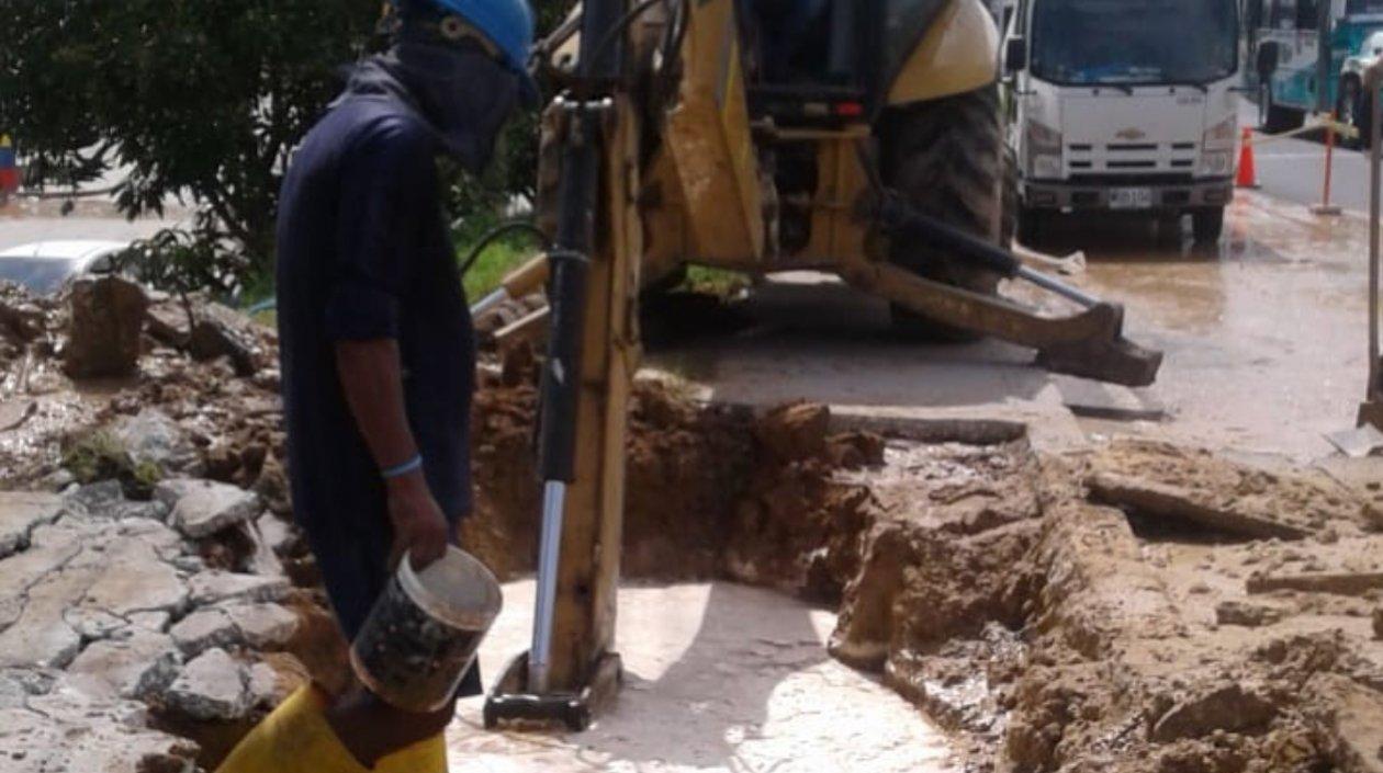 Cuando terminen los trabajos se superará la falta de suministro en los sectores mencionados.