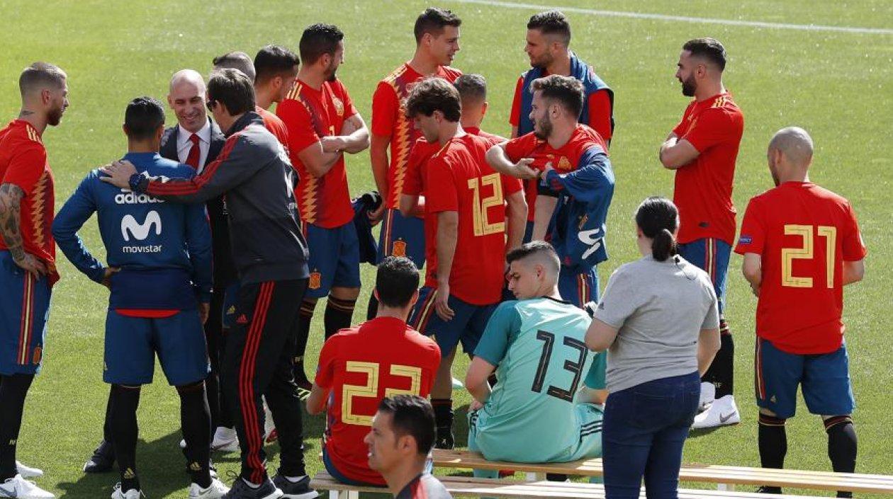 Médicos de la FIFA visitaron por sorpresa concentración de la Selección España.