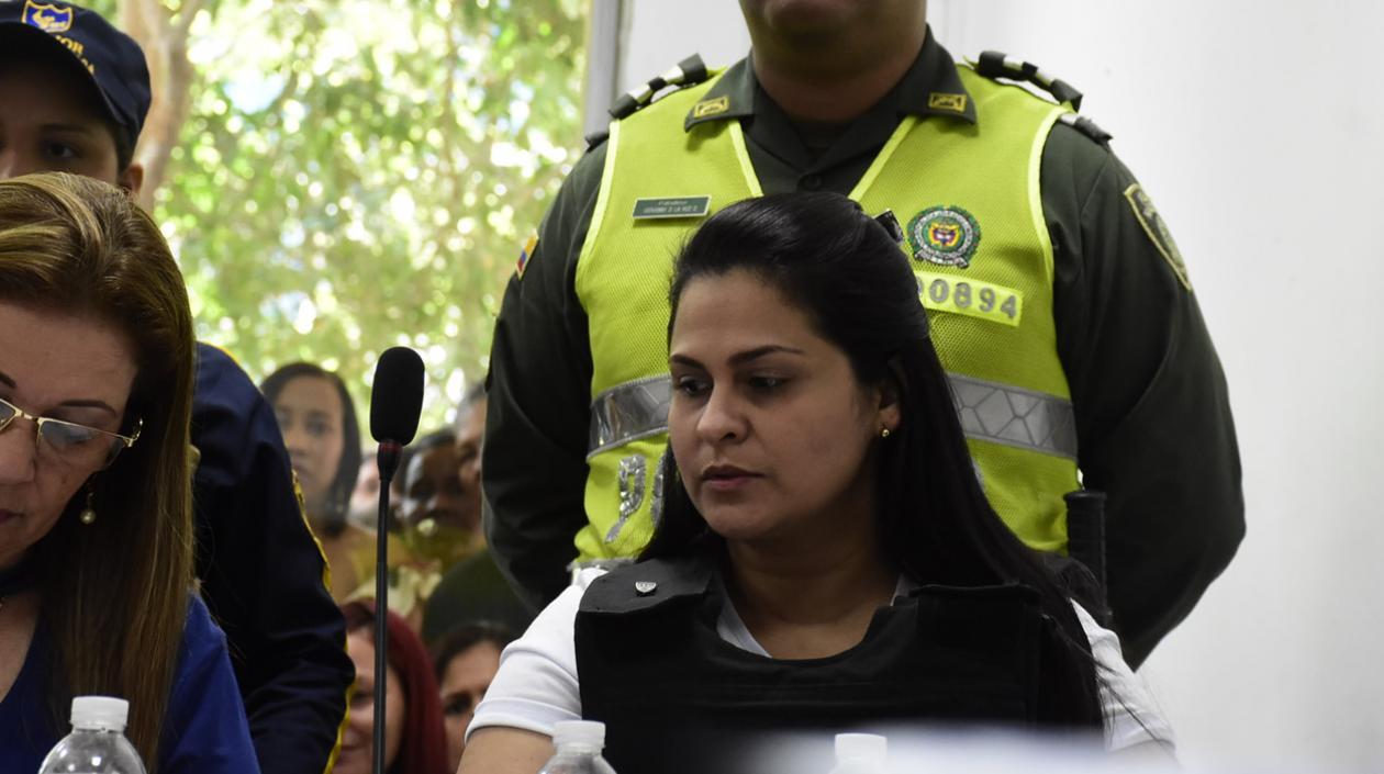 Dayana Jassir en audiencia.