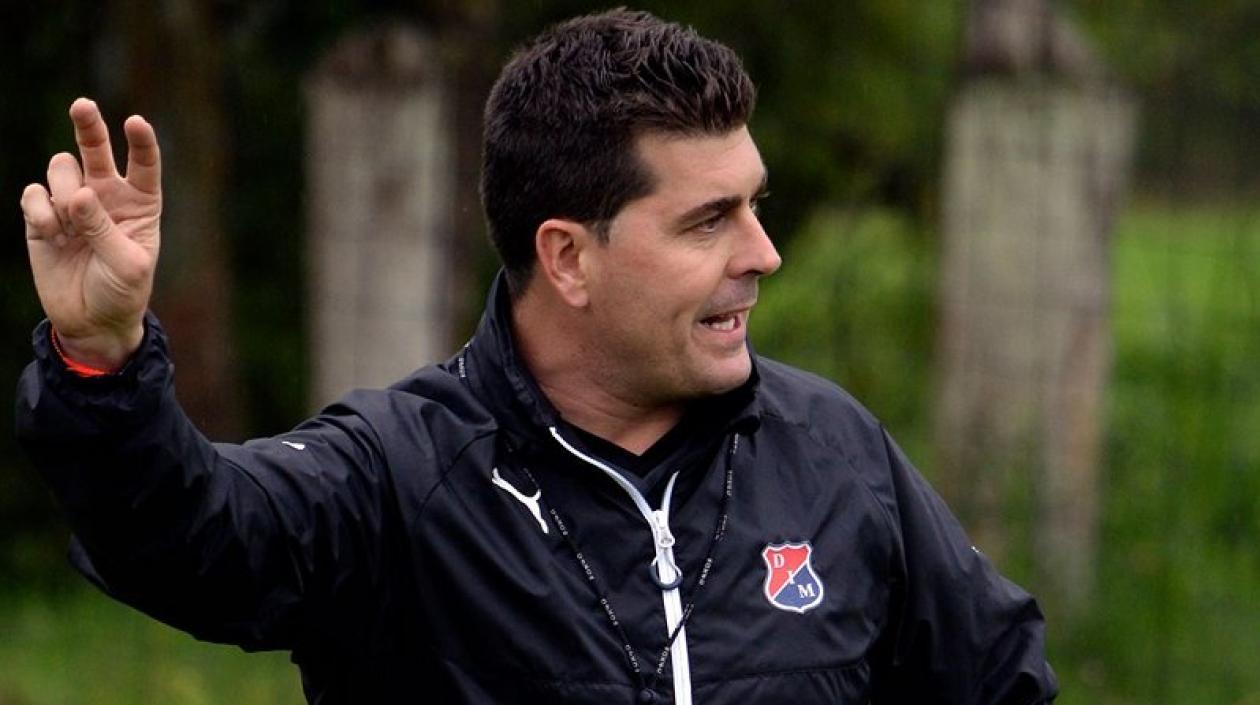 Ismael Rescaldo, técnico del Deportivo Independiente Medellín. 