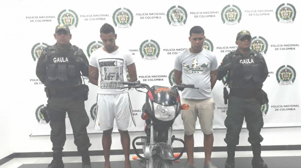 Los capturados fueron conducidos a la URI de la Fiscalía.