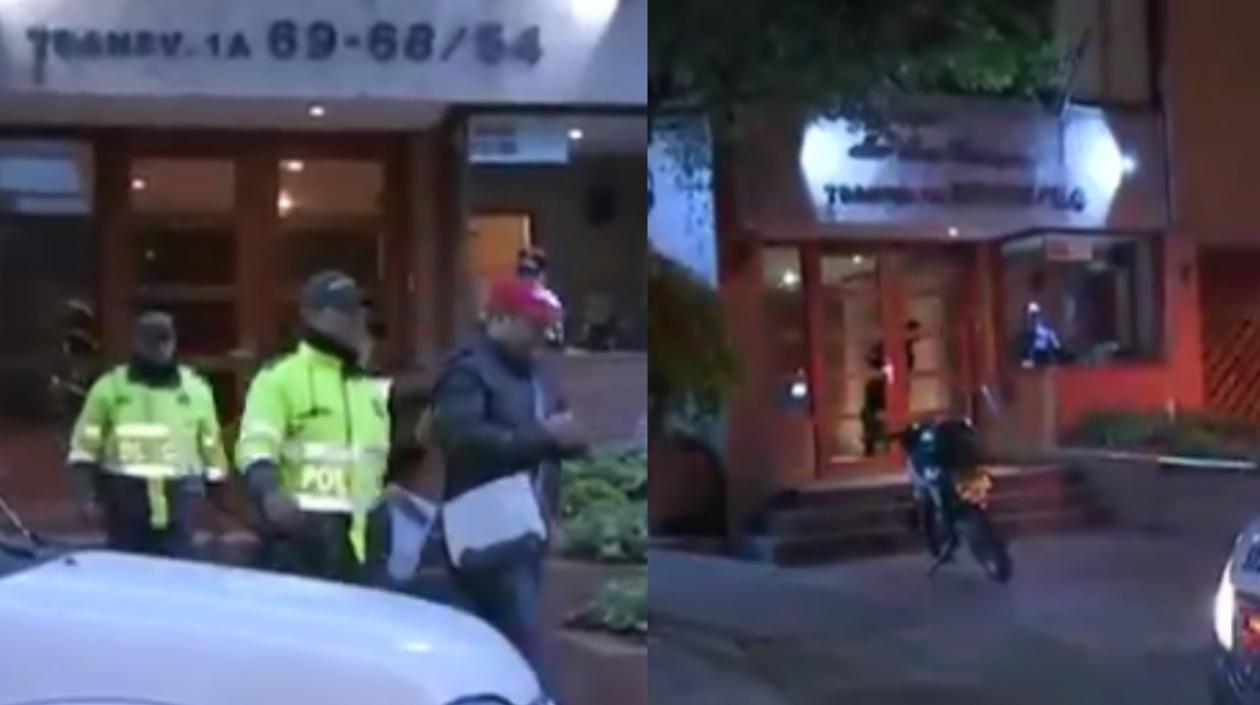 Capturado cuando salía del lugar de los hechos.