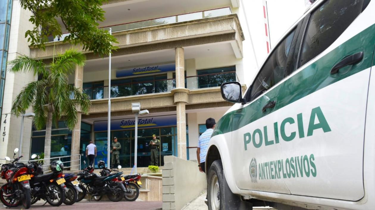 Sede de Salud Total ubicada en la carrera 54 entre 75 y 74.