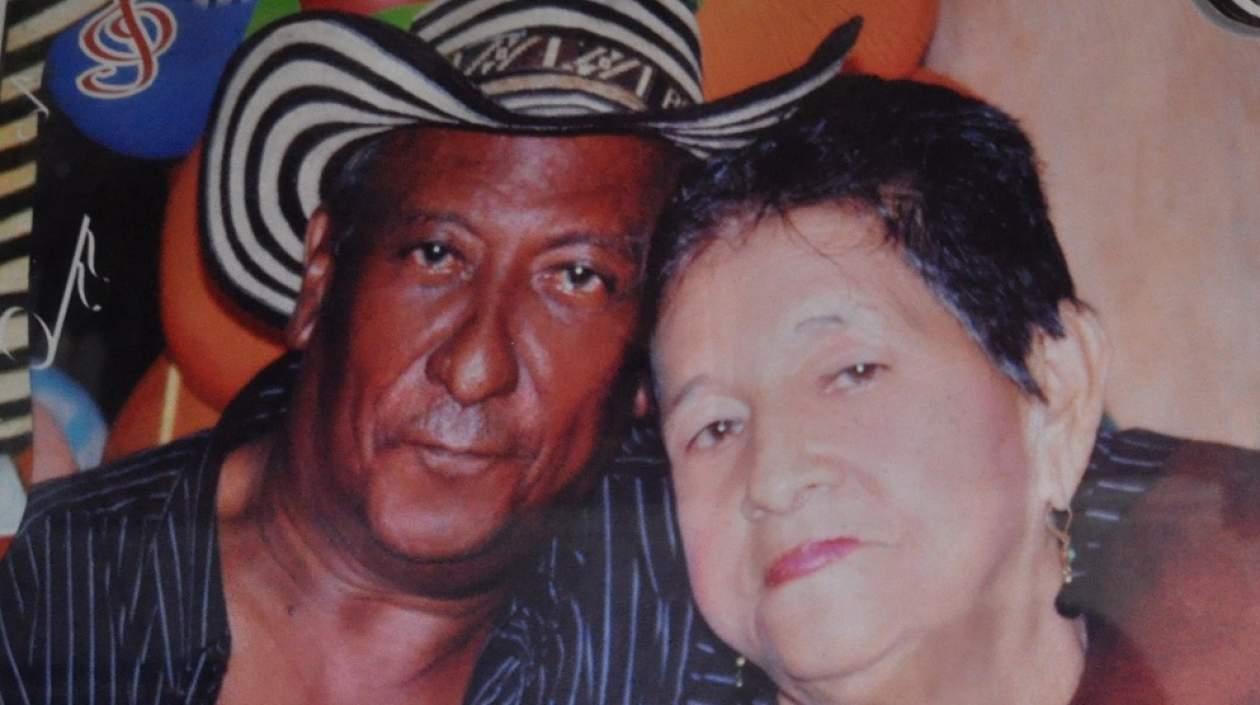 El Rey Vallenato Alberto Rada Ospino y su esposa María del Socorro Andrade.