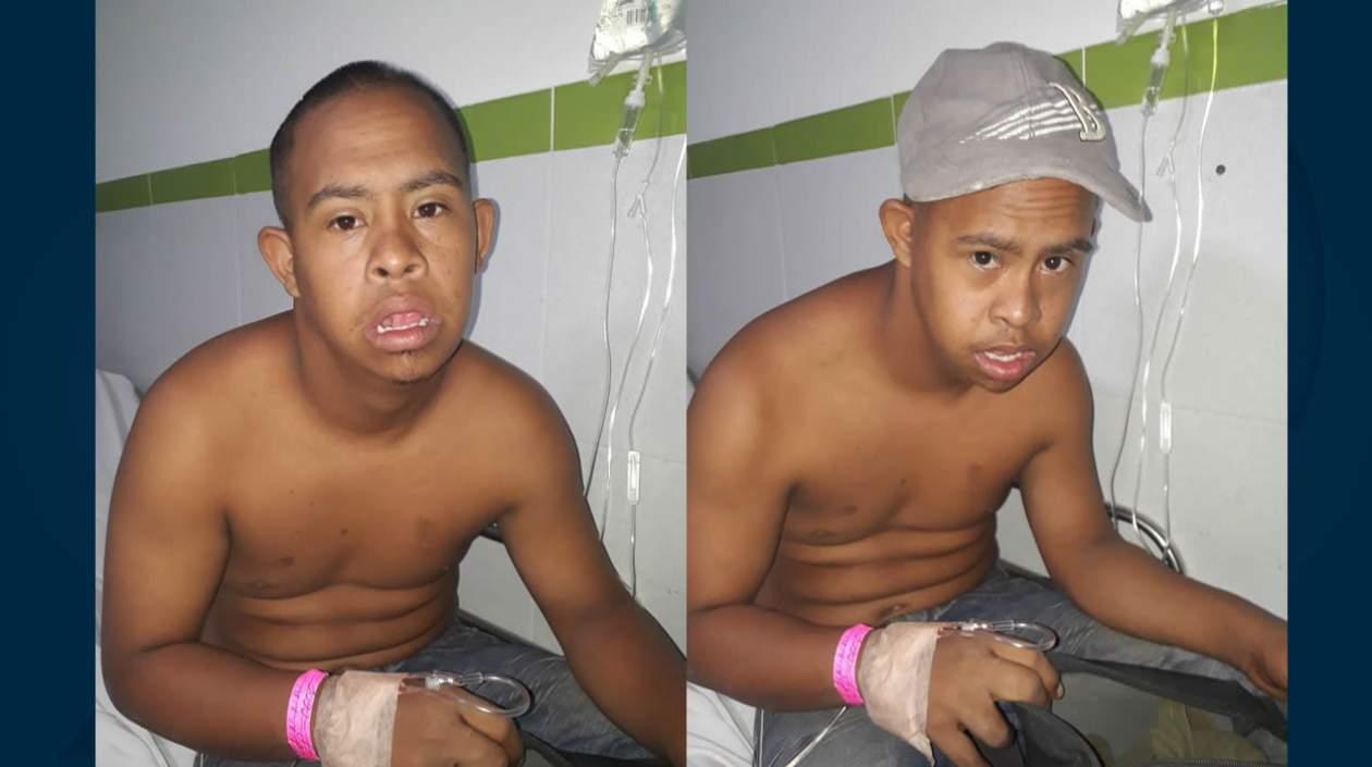 El joven se encuentra en la Clínica Campbell.