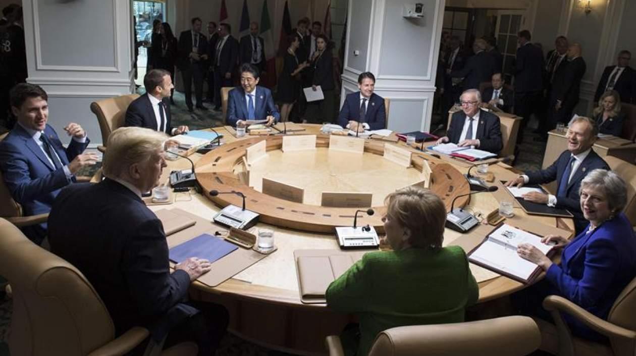 Los líderes del G7.