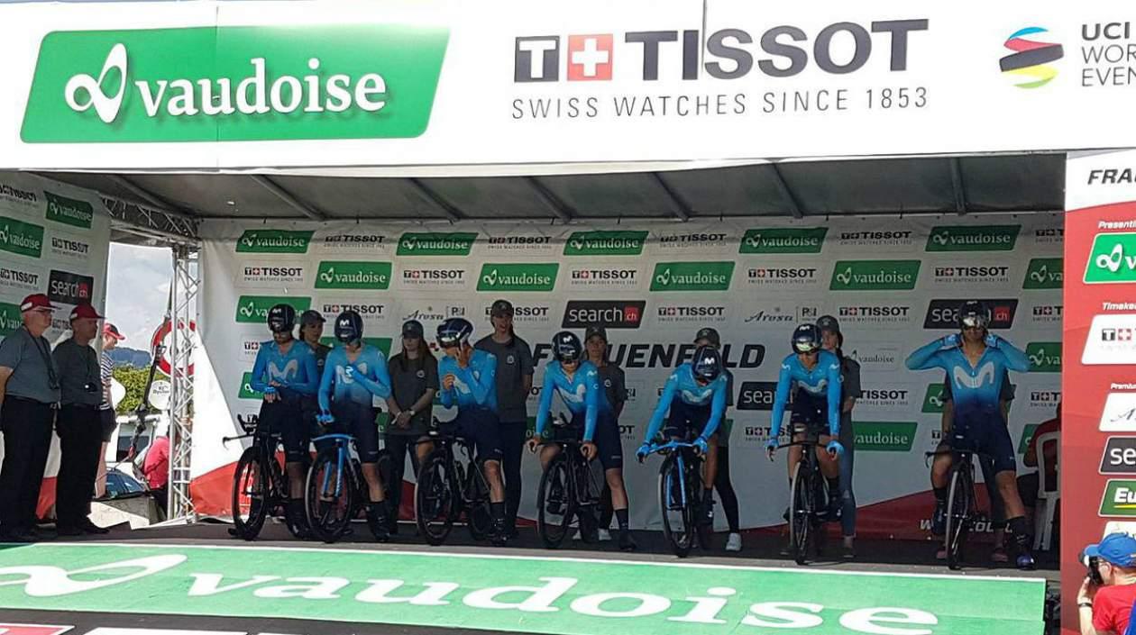 Elenco del Movistar en la salida dr la CRE. 