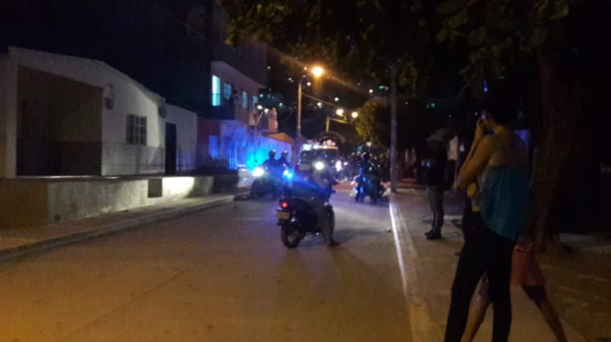 Lugar de la captura.