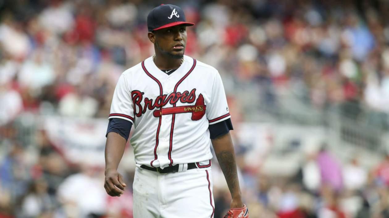 Julio Teherán, lanzador colombiano. 