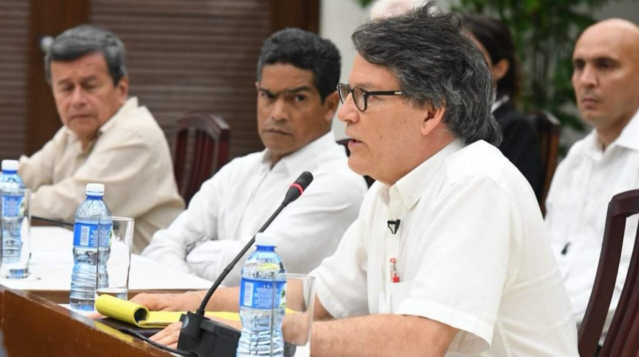 El jefe del equipo negociador del Gobierno colombiano con el ELN, Gustavo Bell.