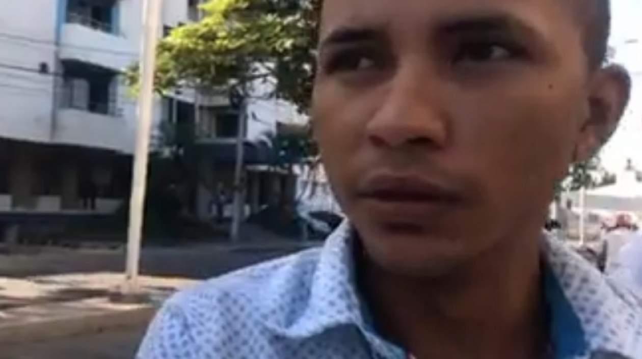 Giberto Jr, hijo de Gilberto Luna, presunto asesino de Nataly.