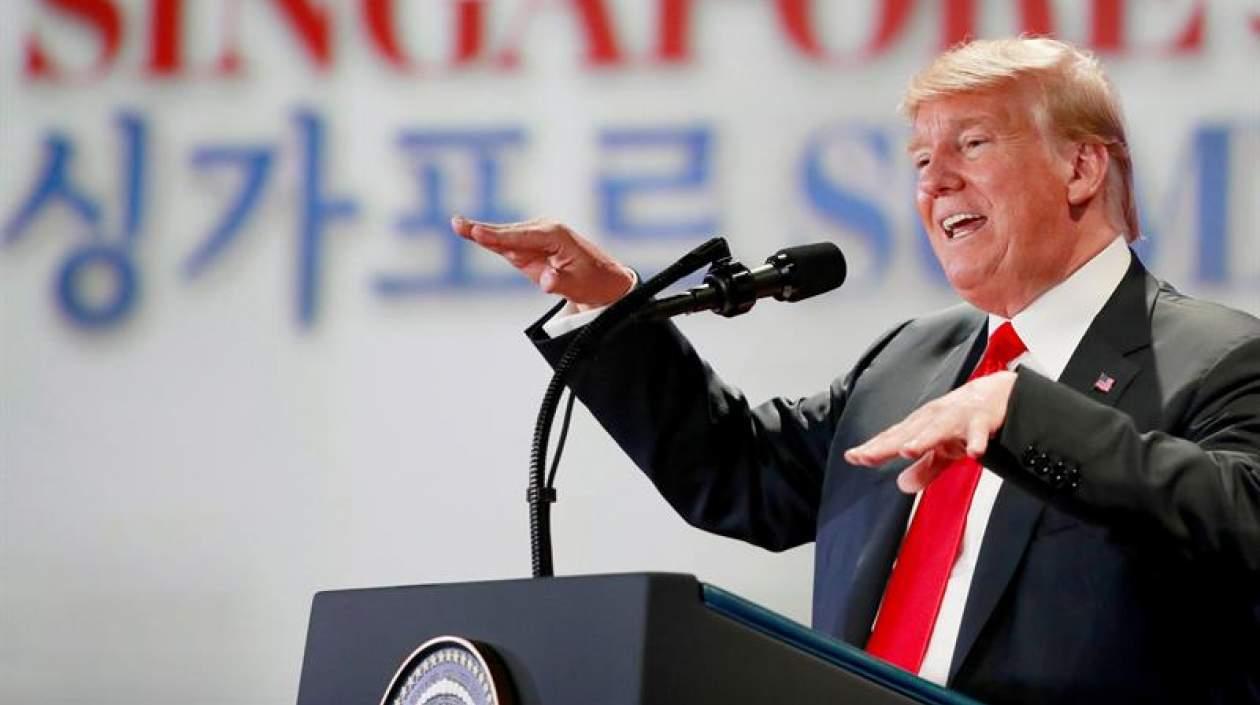 Donald Trump, presidente de Estados Unidos.