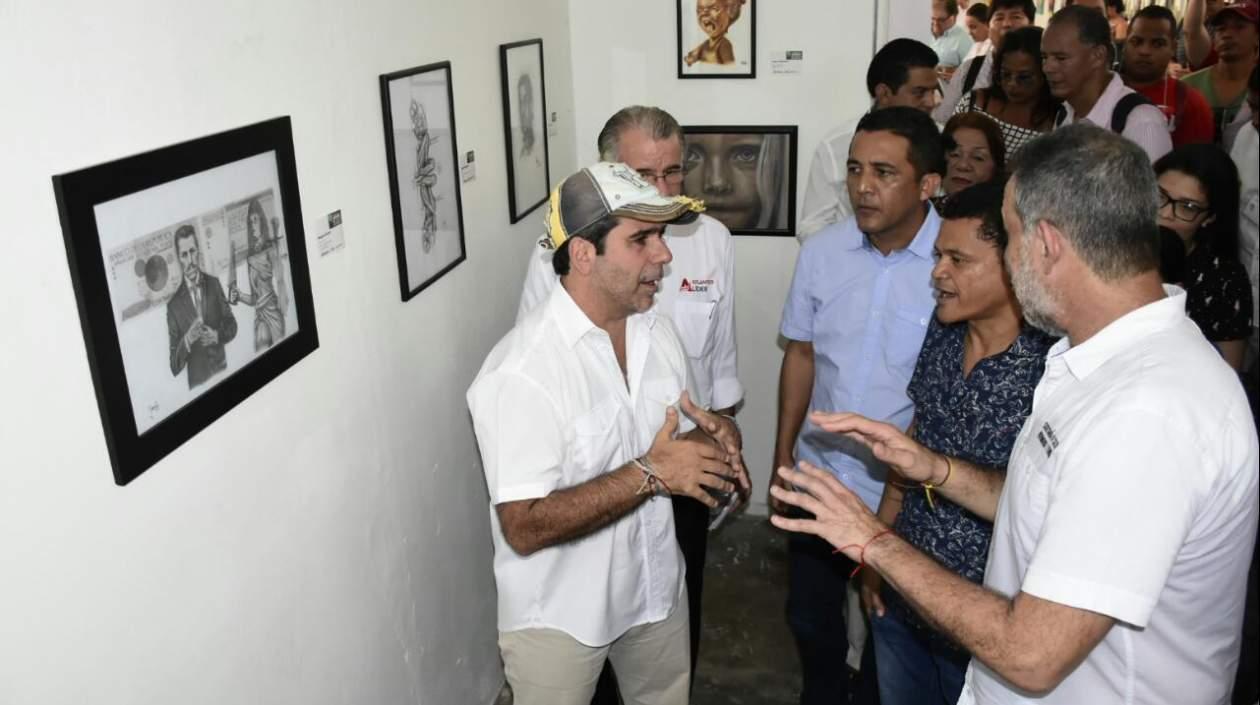 Alcalde Char durante el acto que dio inicio a la construcción de la Fábrica de Cultura.