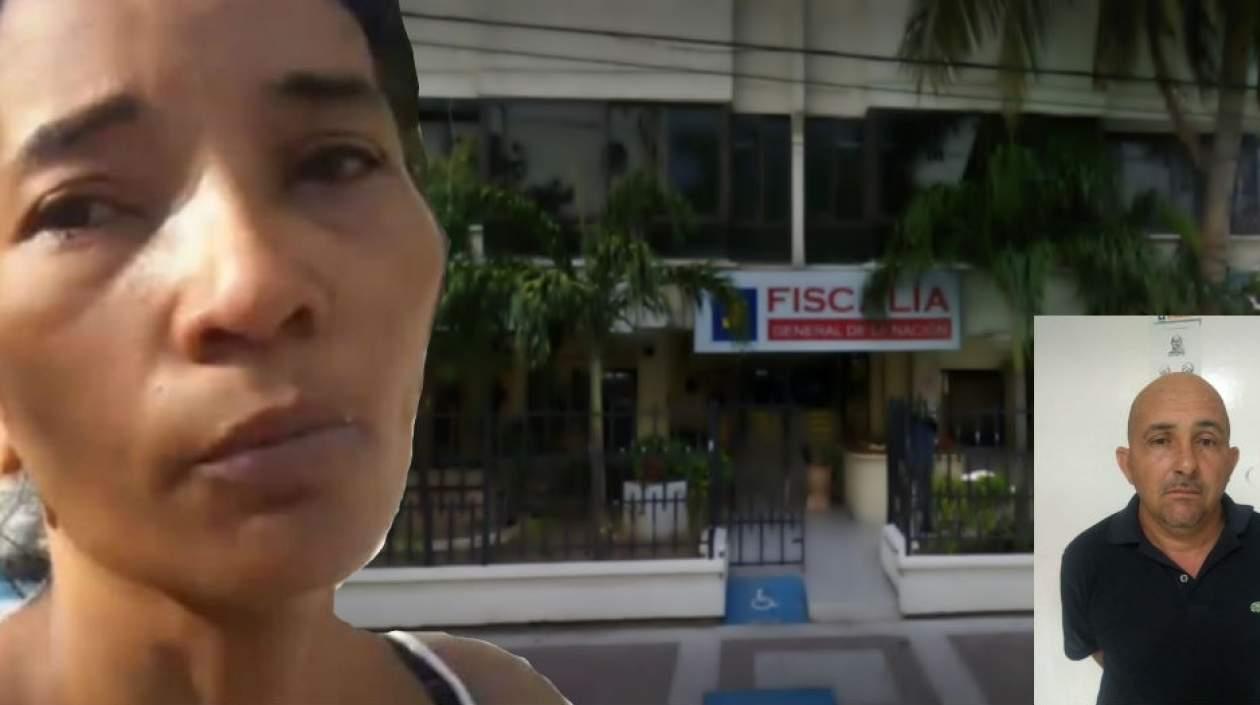 Elisa Navarro, esposa de Giberto Luna.