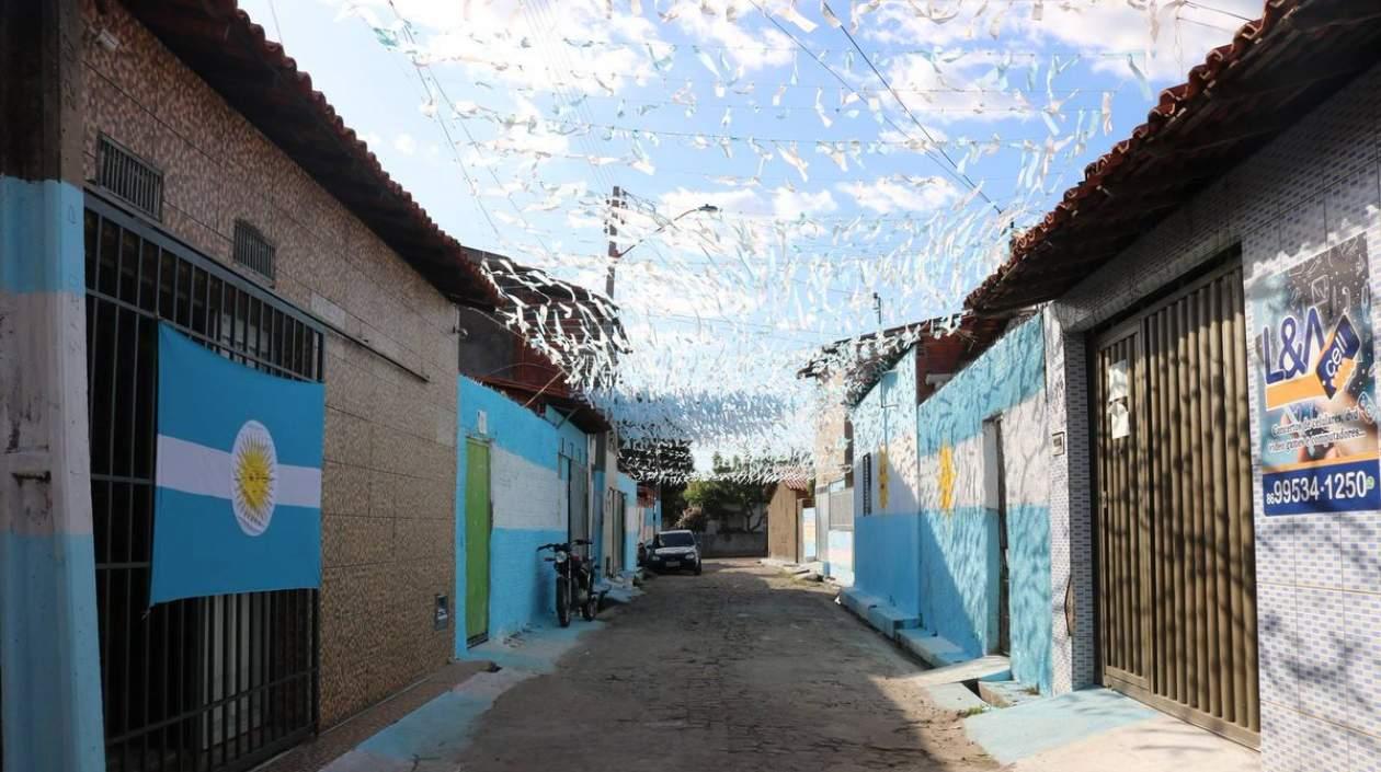 Calle de  Teresina, la capital del estado de Piauí.
