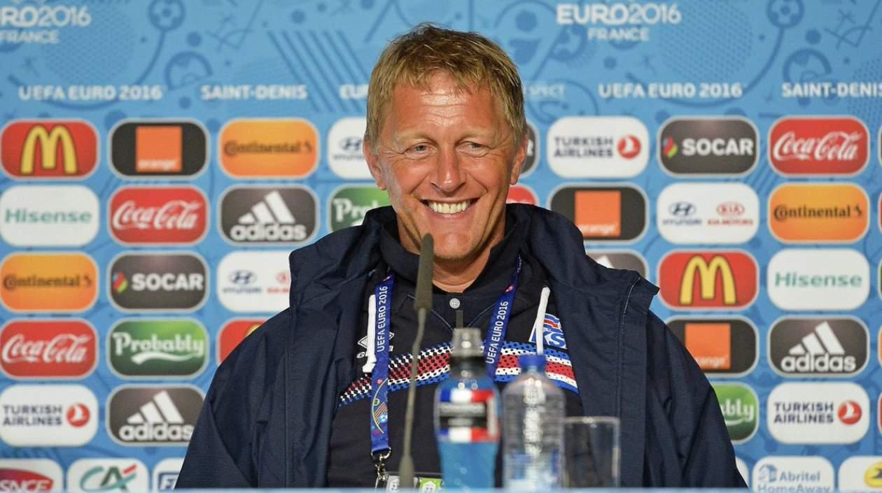 El seleccionador islandés Heimir Hallgrimsson.