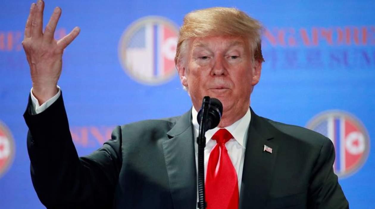 Donald Trump, presidente de Estados Unidos.