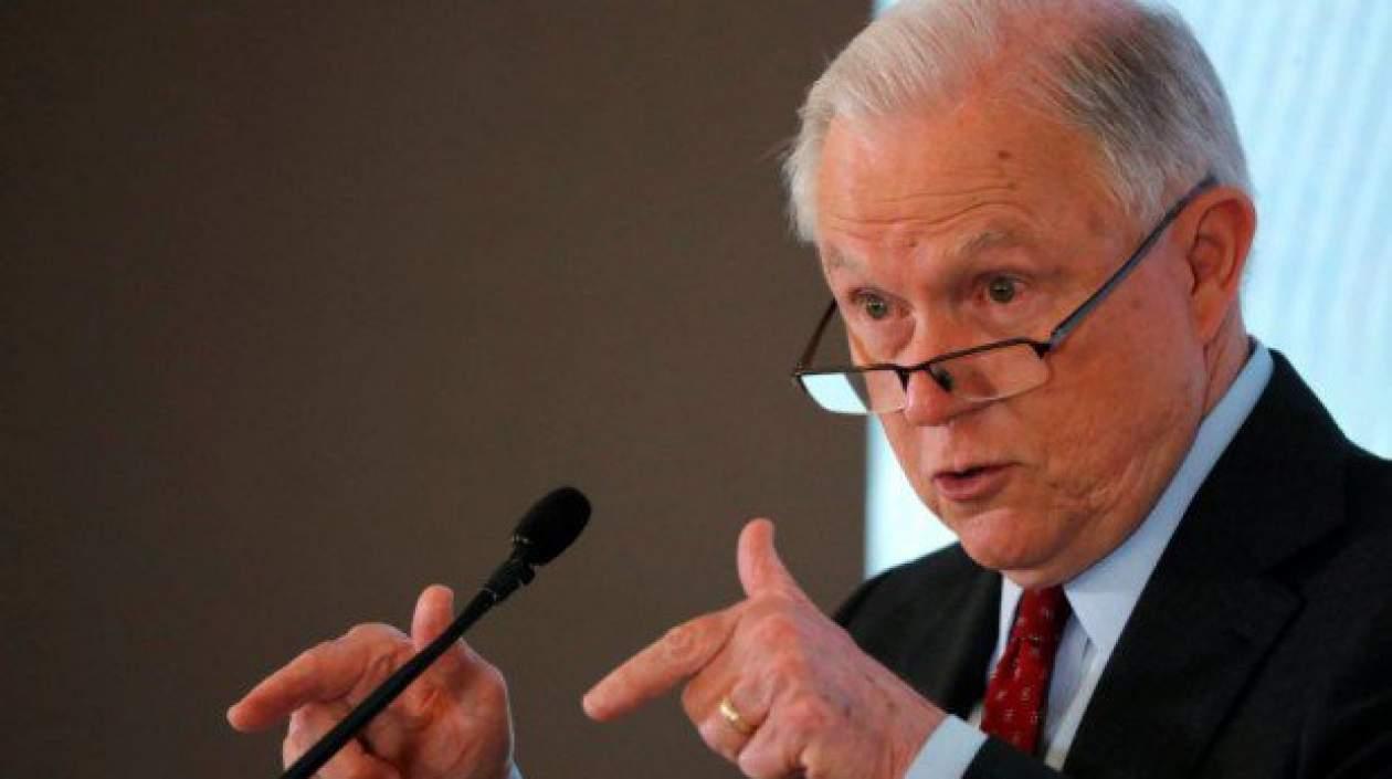 El fiscal general de EE.UU., Jeff Sessions.