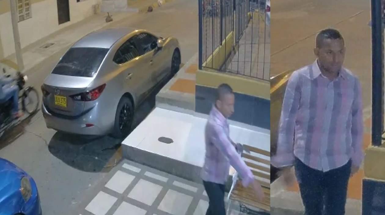 Este es el delincuente que quedó grabado en cámaras de seguridad.