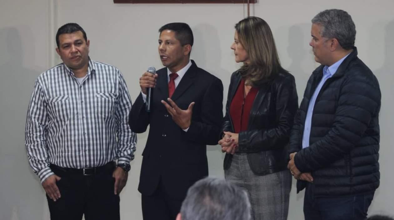 José Miguel Arteaga, John Frank Pinchao, Marta Lucía Ramírez e Iván Duque.