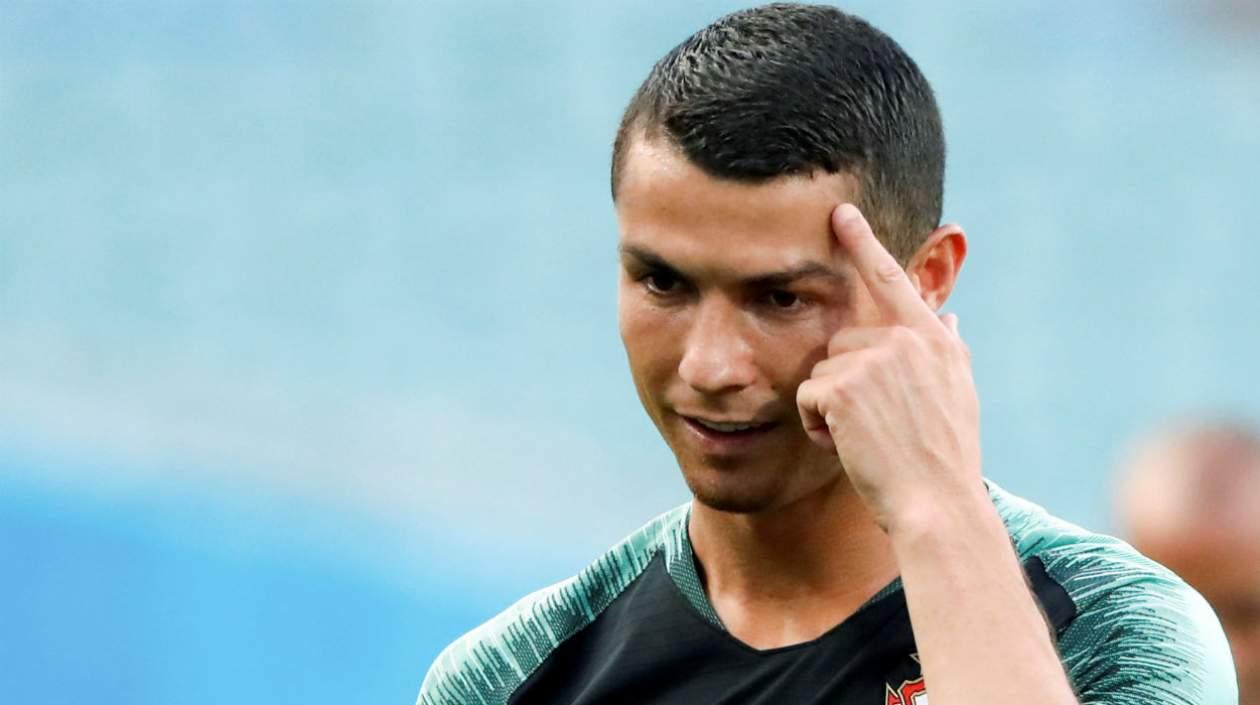 Cristiano Ronaldo, delantero de Portugal. 
