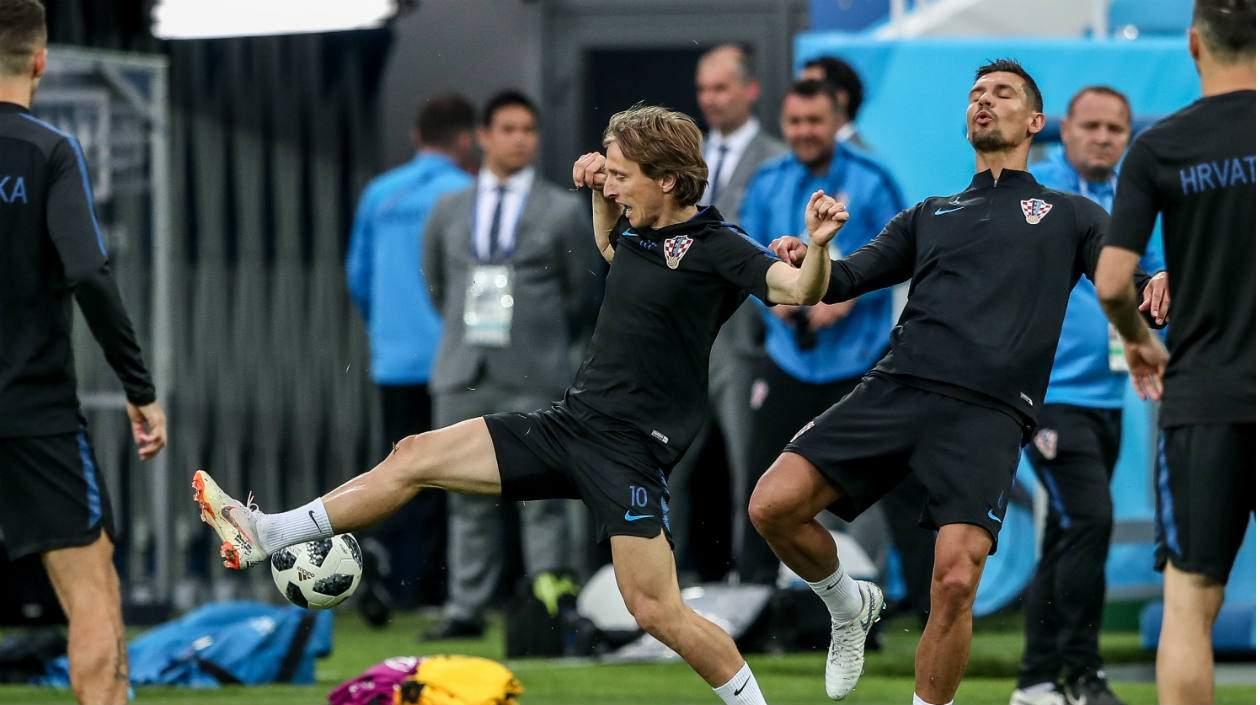 Luka Modric, jugador estelar de Croacia. 
