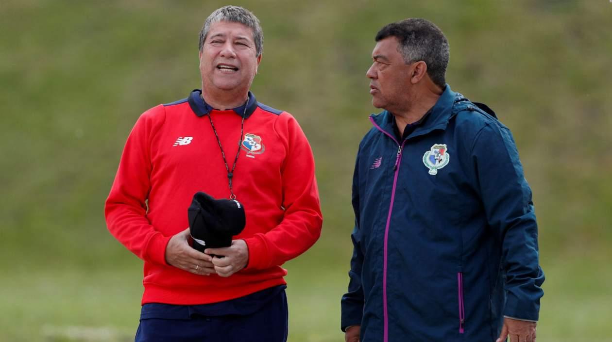 Hernán Darío Herrera, técnico colombiano de la Selección Panamá. 