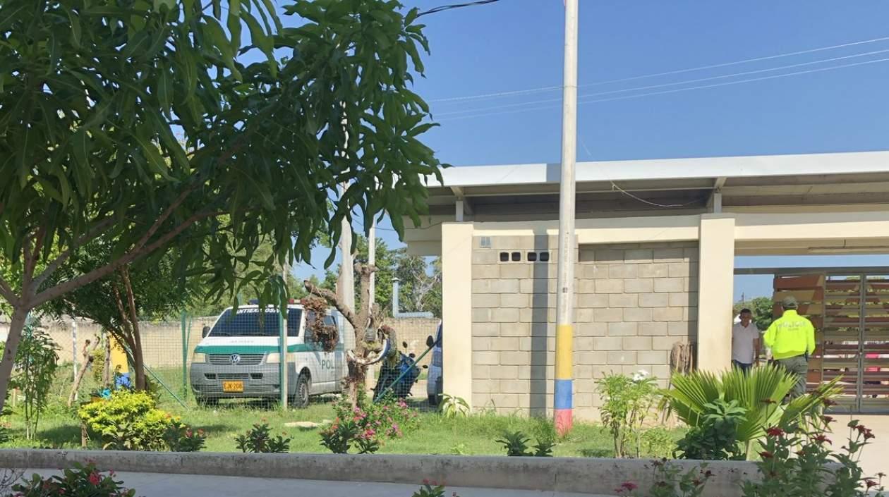 Puesto de votación donde fue detenido Luis Ernesto Gómez Issa, exalcalde.