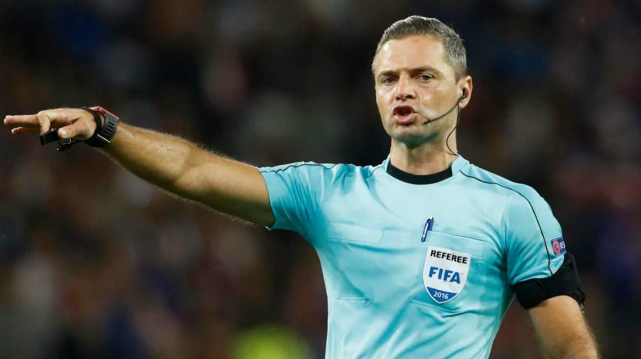 Damir Skomina, arbitro esloveno. 