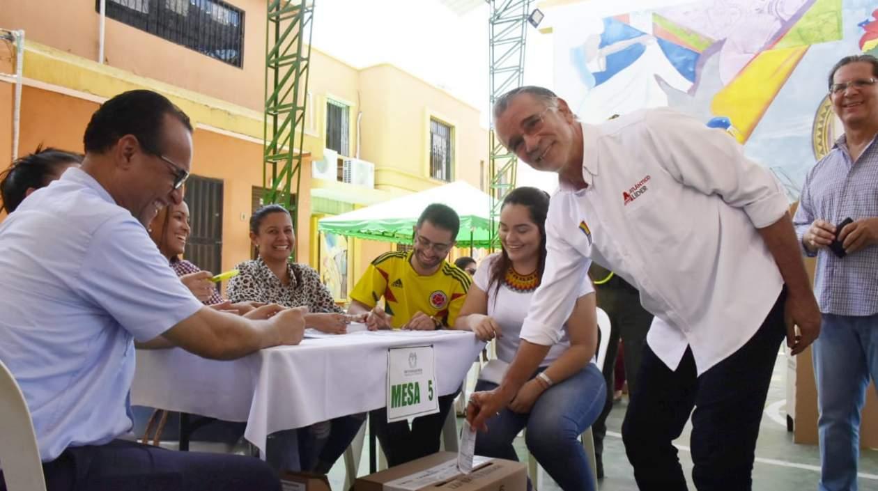 Eduardo Verano, gobernador del Atlántico.