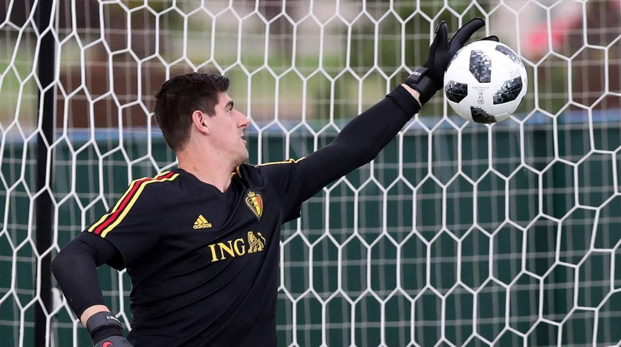 Tibaut Courtois, arquero de Bélgica. 