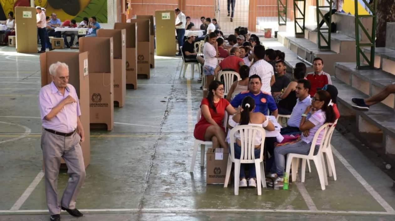 Hubo más jurados que votantes en Barranquilla. 