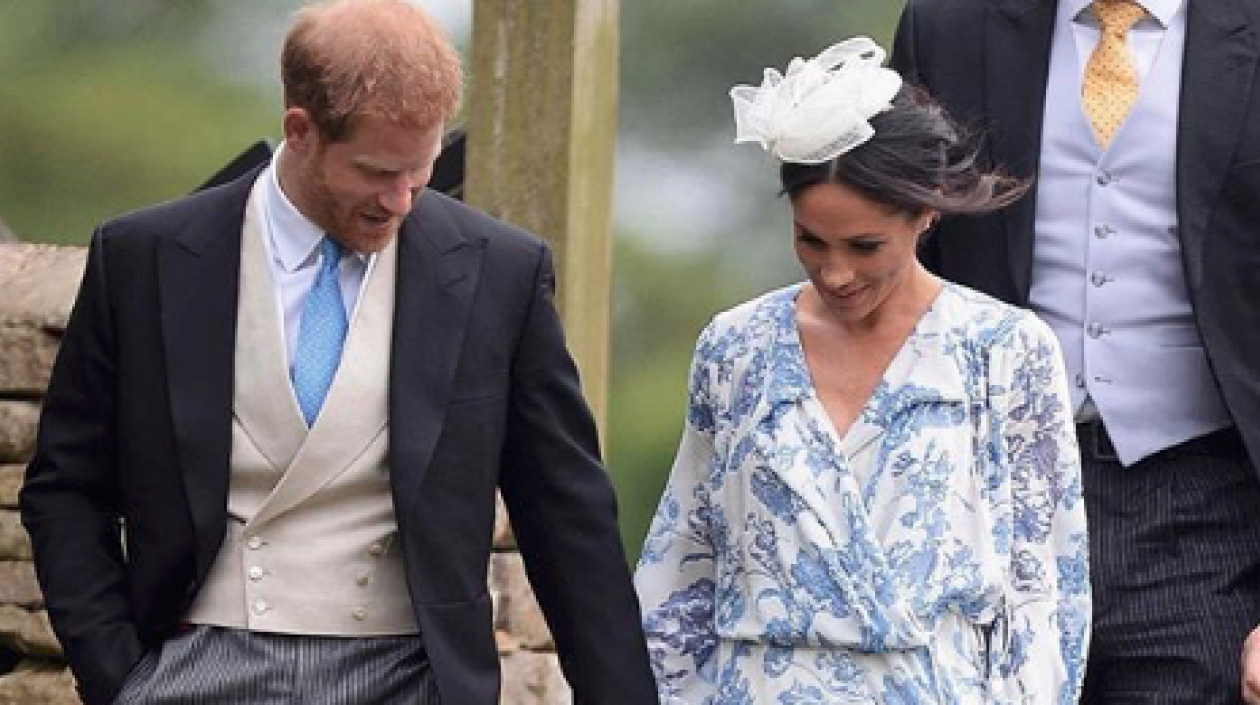 Los duques de Sussex en una boda este fin de semana.