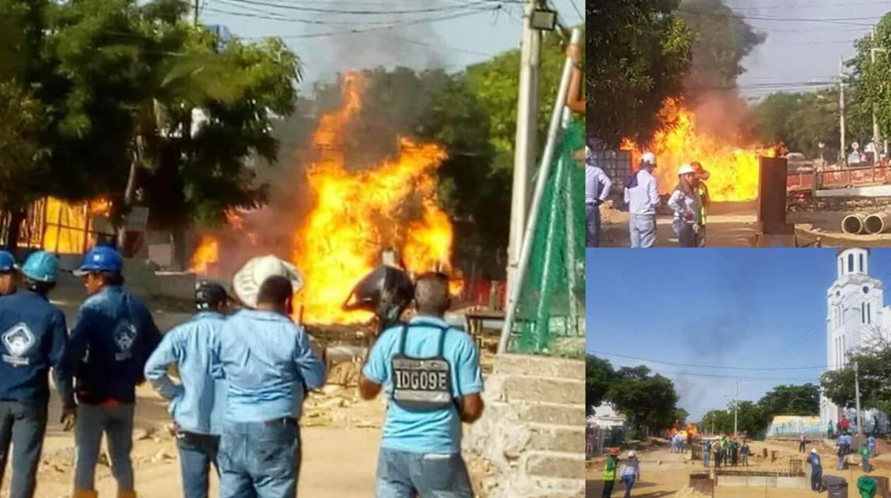 Imágenes de la emergencia.