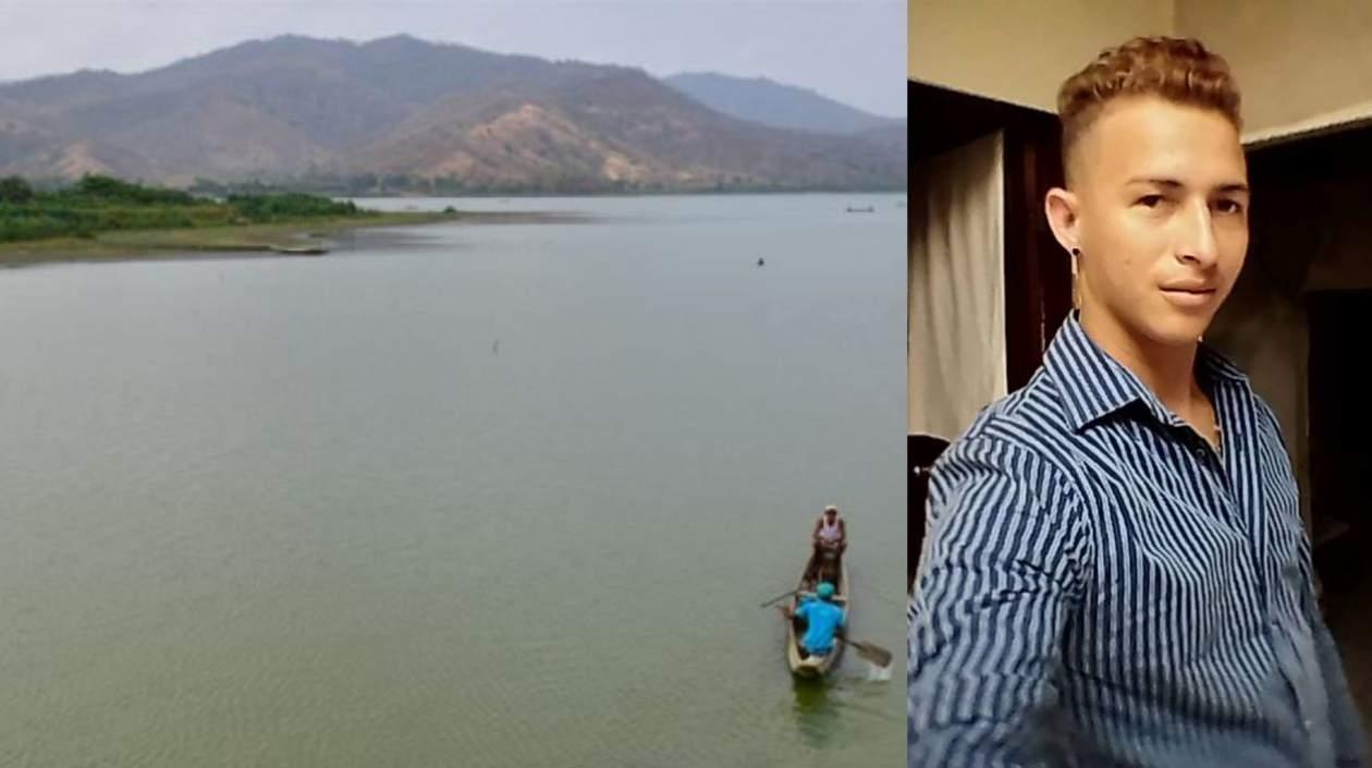 Jorge Eliécer Vizcaíno Peña se ahogó en las profundas aguas de la laguna.