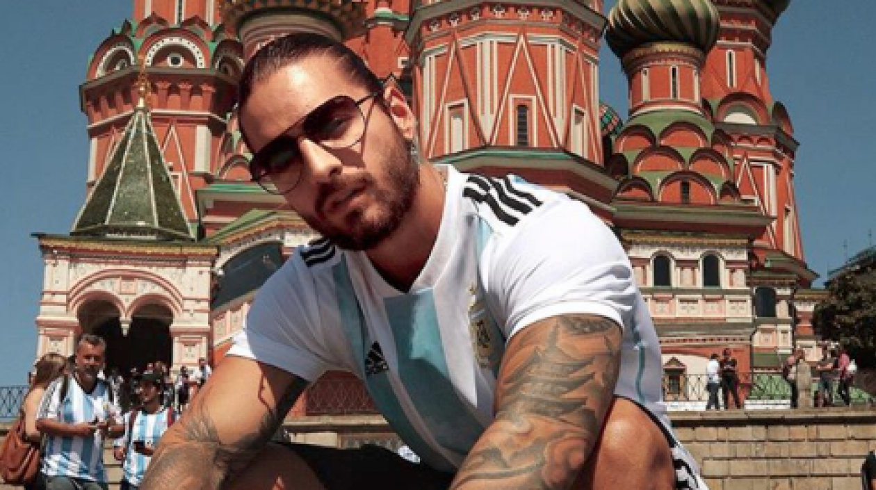 El cantante Maluma.