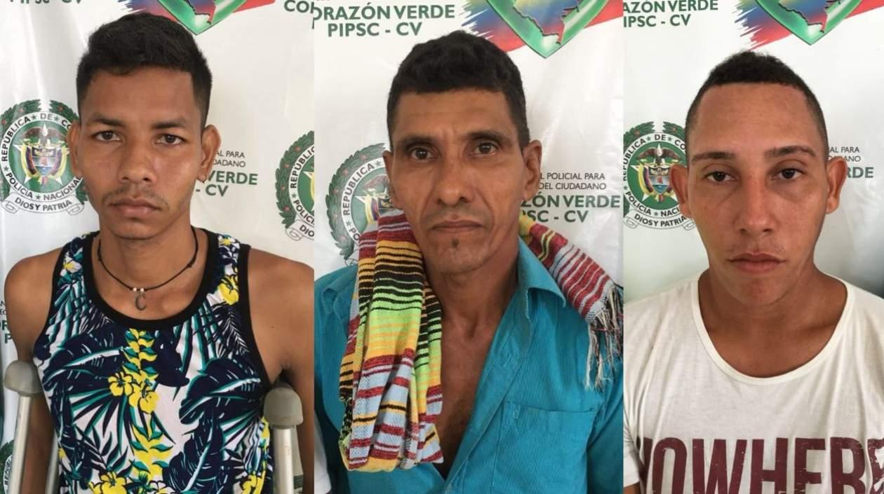 Los hombres fueron asegurados en la Cárcel de Ternera de Cartagena.