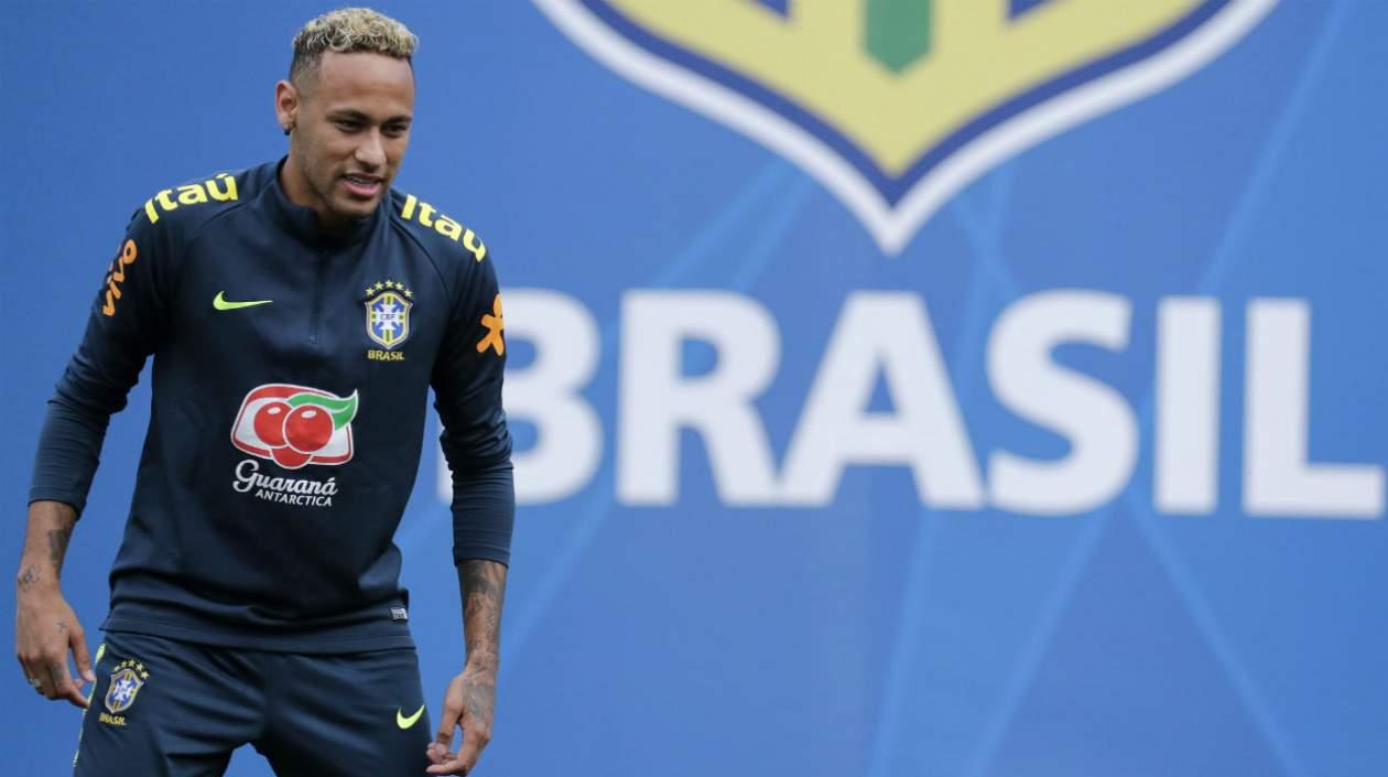 Neymar, delantero brasileño. 