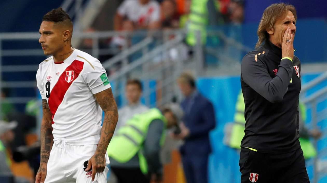 Paolo Guerrero y Ricardo Gareca.
