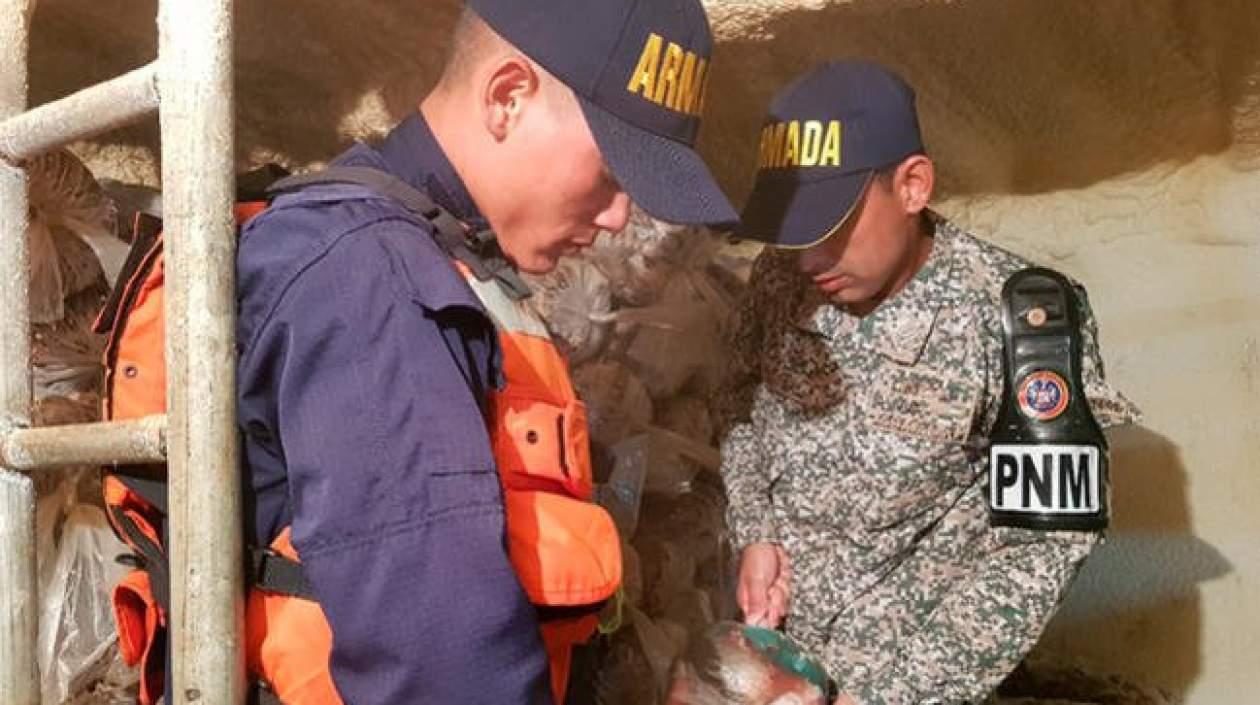 El capitán del barco fue capturado por el delito de violación de fronteras para la explotación de recursos naturales.