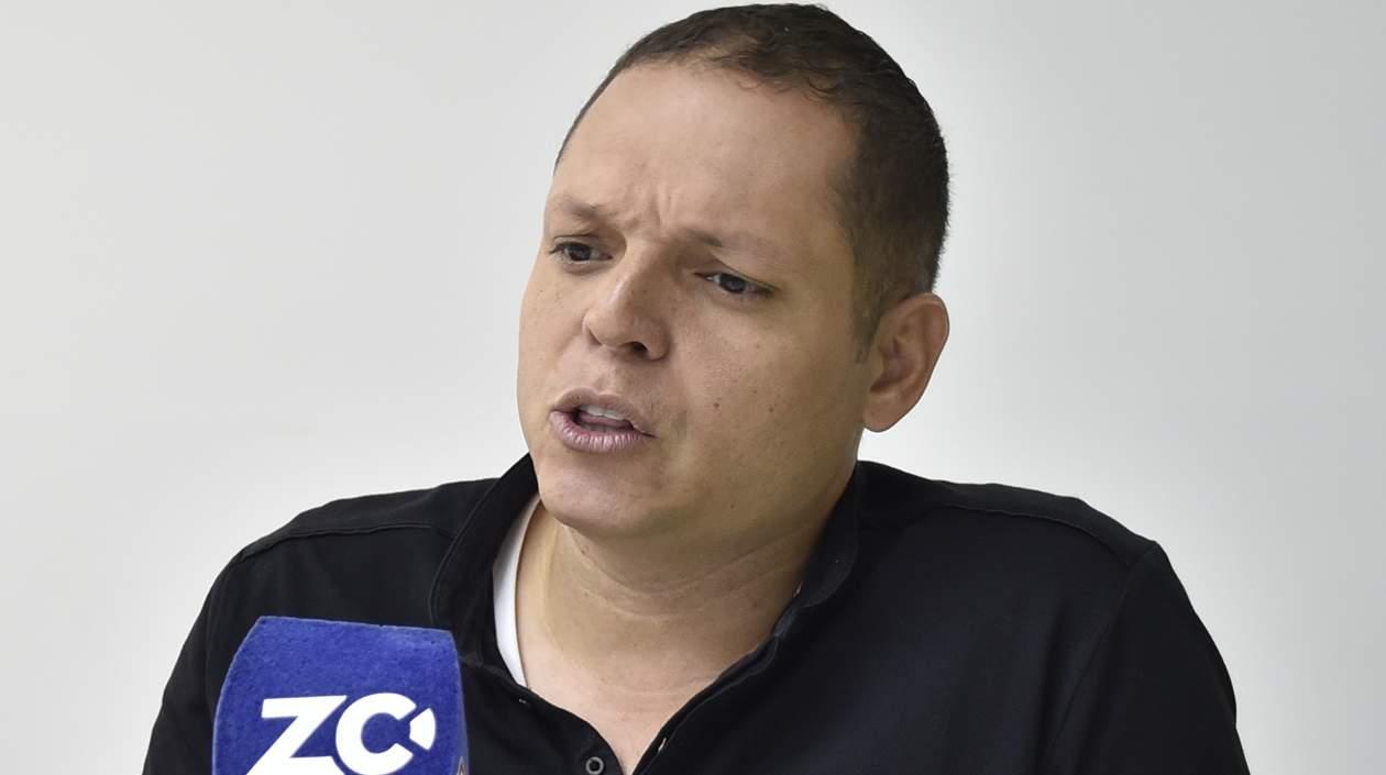  El alcalde de Ciénaga, Edgardo de Jesús Pérez Díaz.