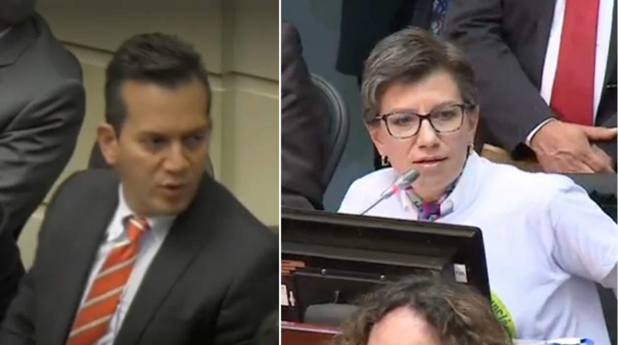  Senador Alfredo Ramos Maya y Senadora Claudia López.