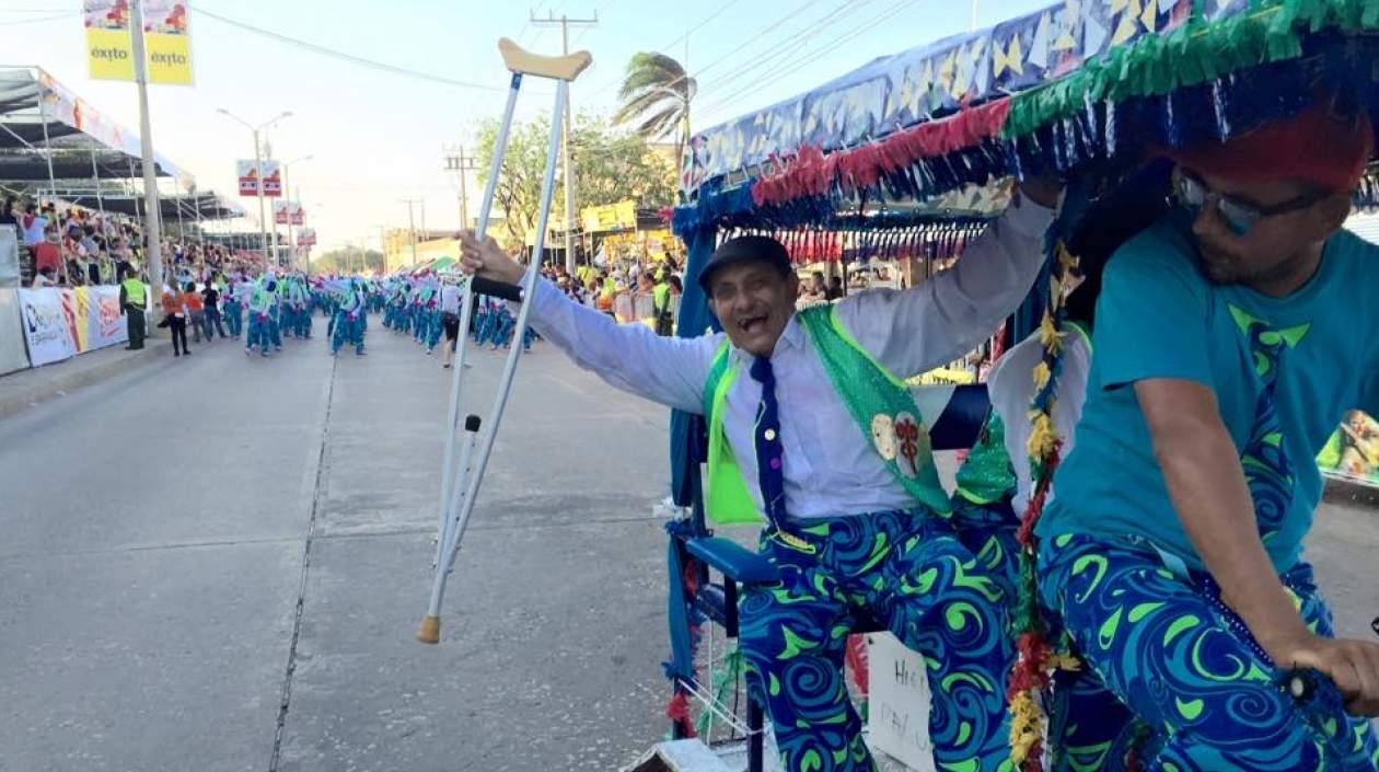 César Morales ‘Paragüita’, fundador de Las Marimondas del Barrio Abajo.