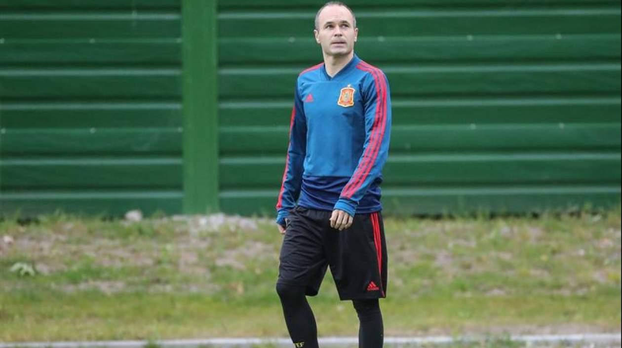 El volante español Andrés Iniesta.