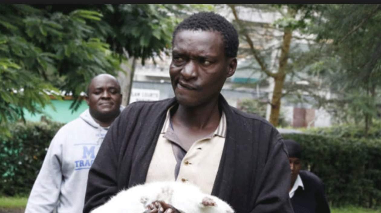 James Mukangi, que fue detenido por vender carne de gato.