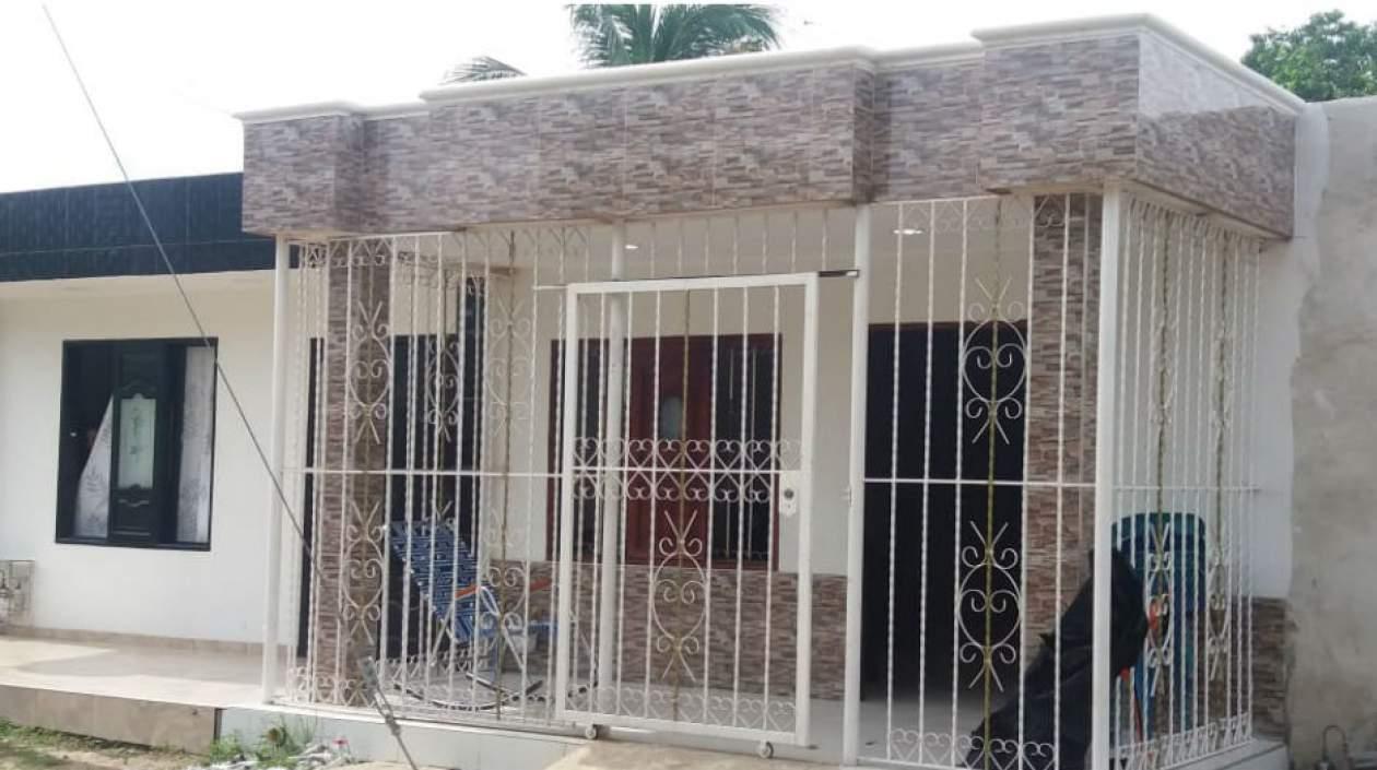 En esta casa del barrio El carmen se presentó la tragedia.